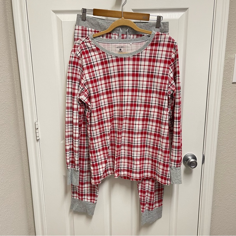 Petit Lem Holiday Plaid Pajama Set